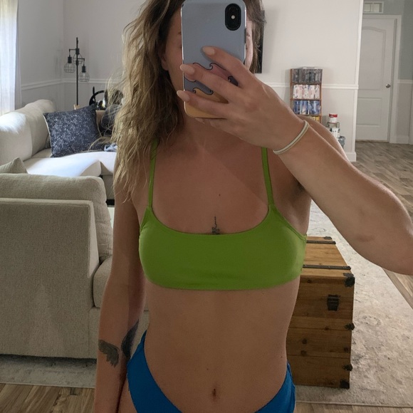 Lime green bikini top - Picture 3 of 3